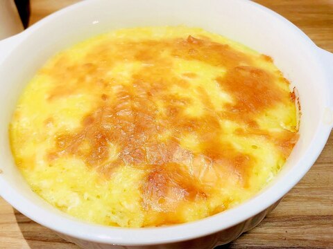 豆腐と長芋の肉味噌チーズ焼き